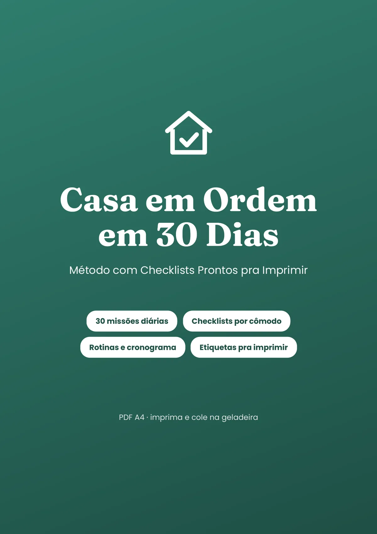 Página real do PDF Casa em Ordem: capa